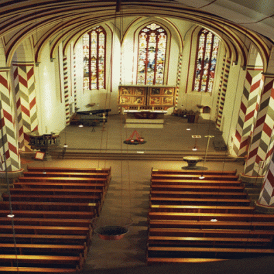 12 2006 Sw Blick aus dem neuen Schwellwerk in das Kirchenschiff